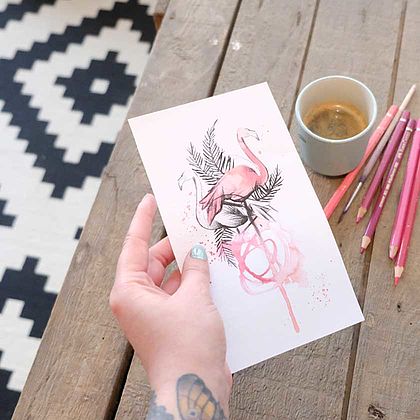 Watercolor by Jules Boho